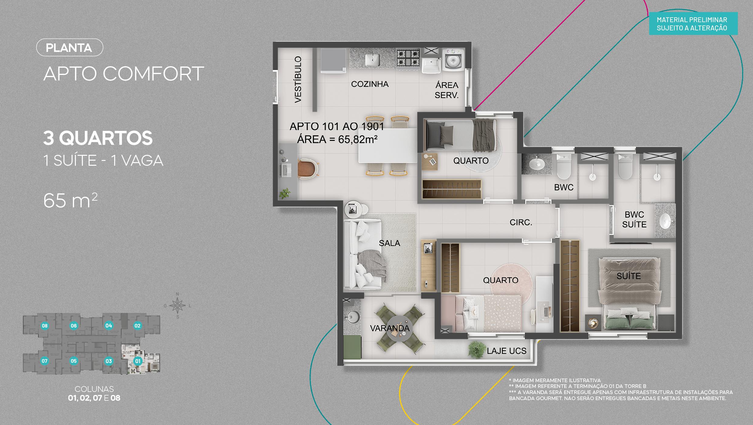 Planta 3/4